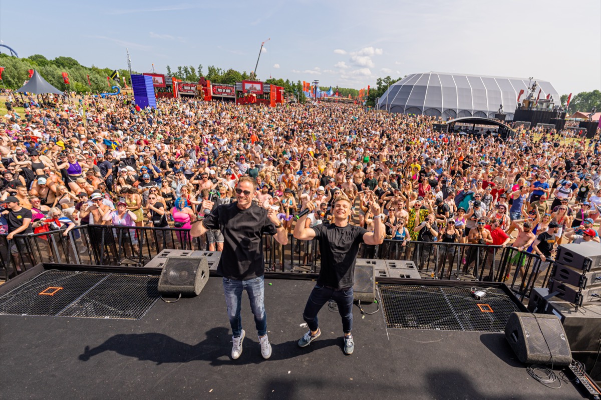 On stage at Defqon.1